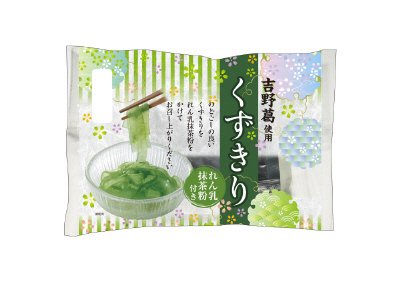 くずきり（れん乳抹茶粉付き）