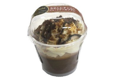 なめらかチョコのショートケーキプリン