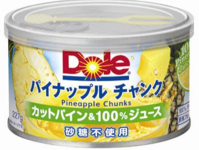 パイナップルチャンク　カットパイン＆１００％ジュース