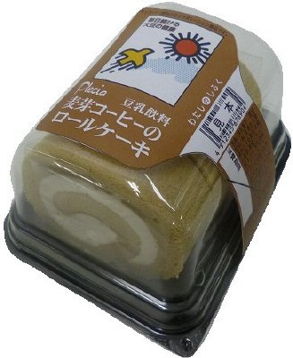 麦芽コーヒーのロールケーキ