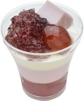 葡萄のパフェ
