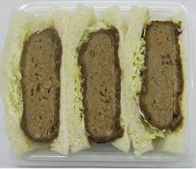 肉厚ハンバーグカツサンド