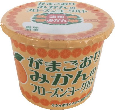 がまごおりみかんのフローズンヨーグルト　バラ