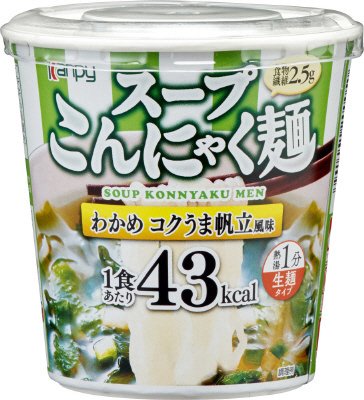 スープこんにゃく麺　わかめ