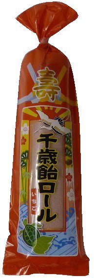 千歳飴ロールいちご