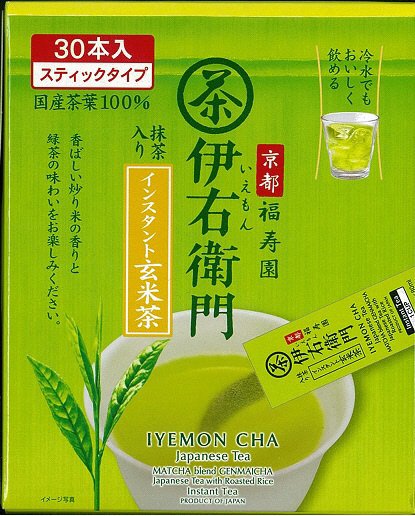 伊右衛門インスタント玄米茶スティック　３０Ｐ