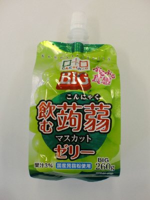 BIG飲む蒟蒻ゼリーマスカット