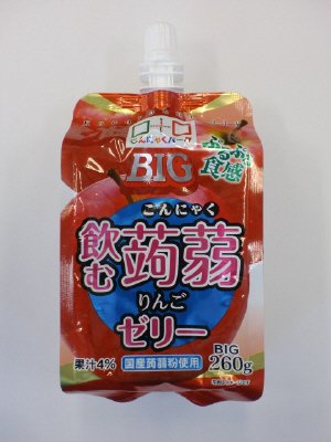 BIG飲む蒟蒻ゼリーりんご