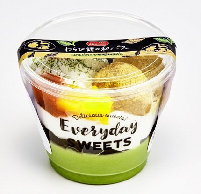 わらび餅の和パフェ