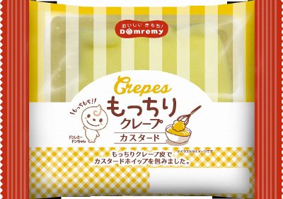 もっちりクレープ　カスタード