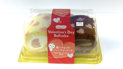 苺とチョコのバレンタインロール