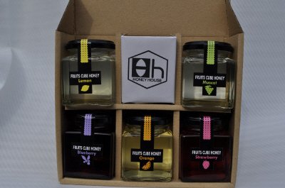 久保養蜂園　果汁の入ったはちみつセット