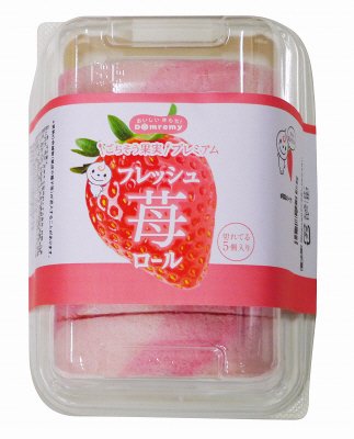 ごちそう果実プレミアム　フレッシュ苺ロール
