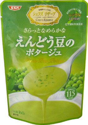 さらっとなめらかなえんどう豆のポタージュ