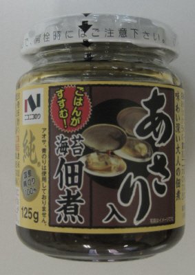 海苔佃煮純あさり入