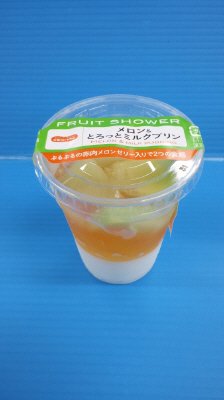 メロン＆とろっとミルクプリン
