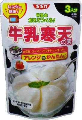 レンジで簡単！牛乳寒天の素