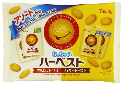 ６Ｐちっちゃいハーベストアソート 香ばしセサミ＆バタートースト