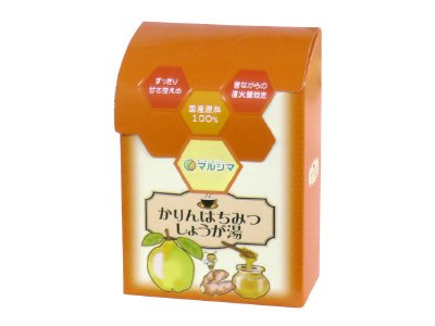 かりんはちみつしょうが湯