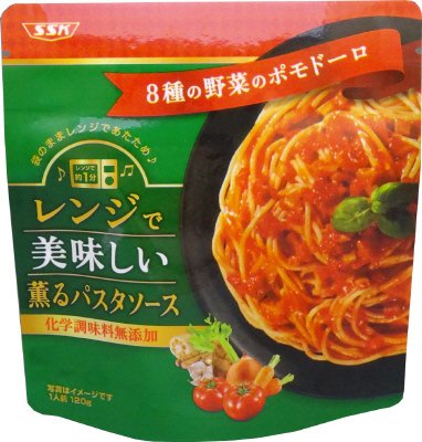 レンジで美味しい　薫るパスタソース　８種の野菜のポモドーロ