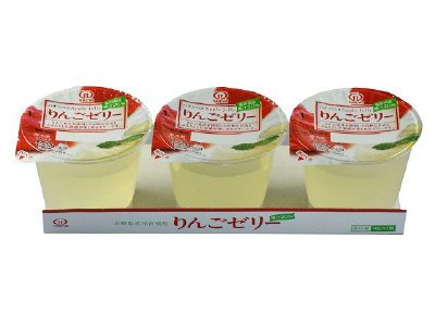 3連りんごゼリー