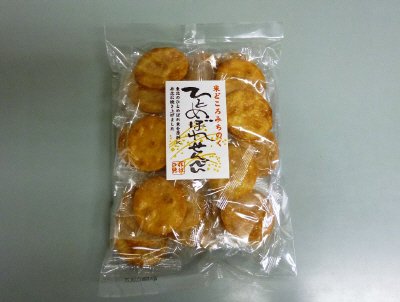 ひとめぼれ小丸せんべい　しょうゆ
