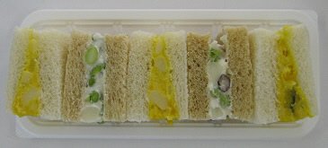 かぼちゃとお豆サラダサンド