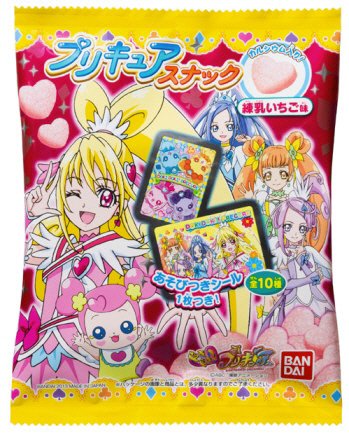 プリキュアスナック練乳いちご味