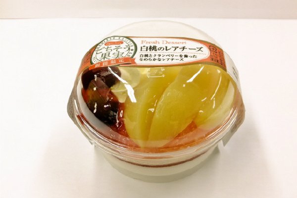 ごちそう果実　白桃のレアチーズ