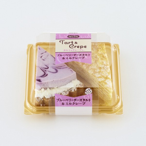 ブルーベリーチーズタルト＆ミルクレープ