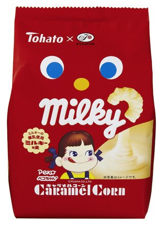 キャラメルコーン　ミルキー味