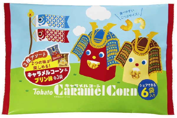 ６Ｐキャラメルコーンアソート