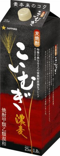 麦焼酎 こいむぎ ２５度１８００ｍｌ