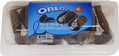 オレオクッキー＆バニラクリームのワッフル