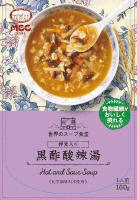 押麦入り黒酢酸辣湯