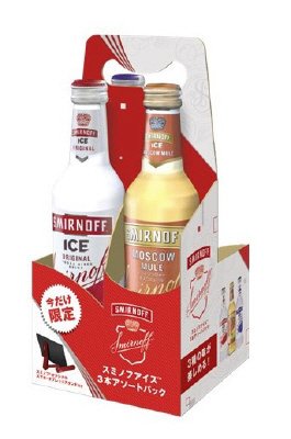 スミノフアイス　3本アソートパック景品付 (予約受注品)