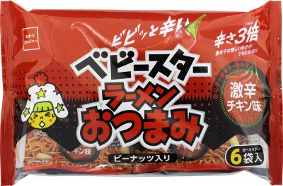 ベビースターラーメンおつまみ激辛チキン味６袋入
