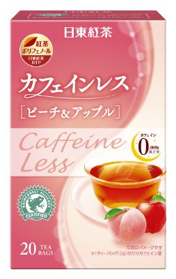 日東紅茶　カフェインレスＴＢ　ピーチ＆アップル２０袋入