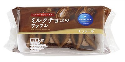 ミルクチョコのワッフル