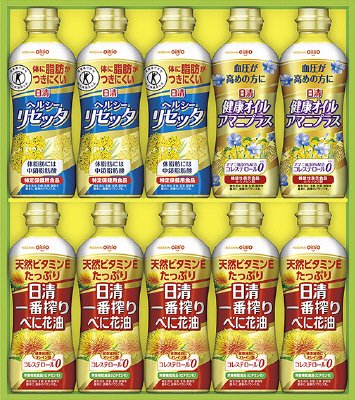 日清一番搾りべに花油＆ヘルシーオイルギフト　ＢＰＨ－５０Ａ