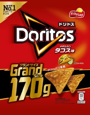 ドリトス　メキシカン・タコス味　グランドサイズ