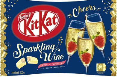 キットカット　ミニ　スパークリングワイン　ｗｉｔｈ　ストロベリー