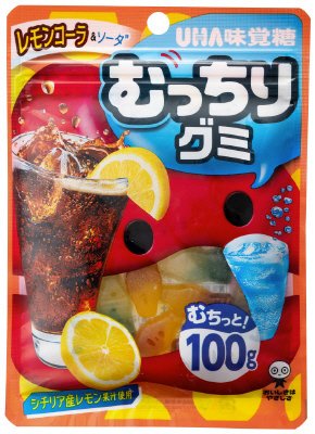 むっちりグミ　レモンコーラ＆ソーダ袋