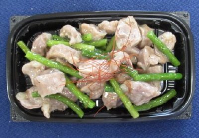 砂肝とにんにくの芽の旨塩和え