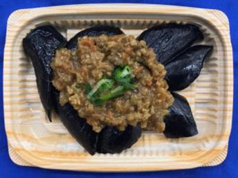 国産なすの肉味噌和え（小）