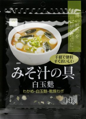 みそ汁の具白玉麩