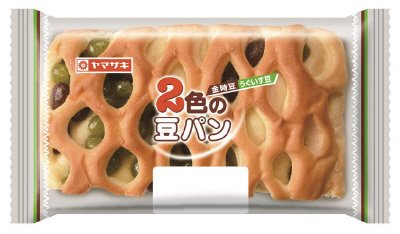 2色の豆パン