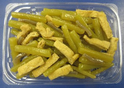 減塩　ふきと油揚げの煮物