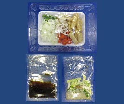 イカフリッターの黒酢あん炒め　３人前