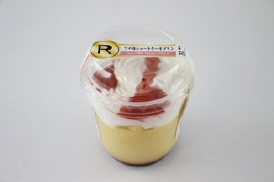 プチ　苺ショートケーキプリン